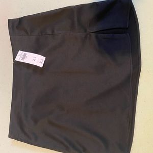 Black abercrombie silk mini skirt